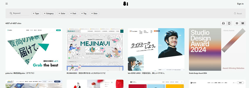 81-web.comサイトの画像