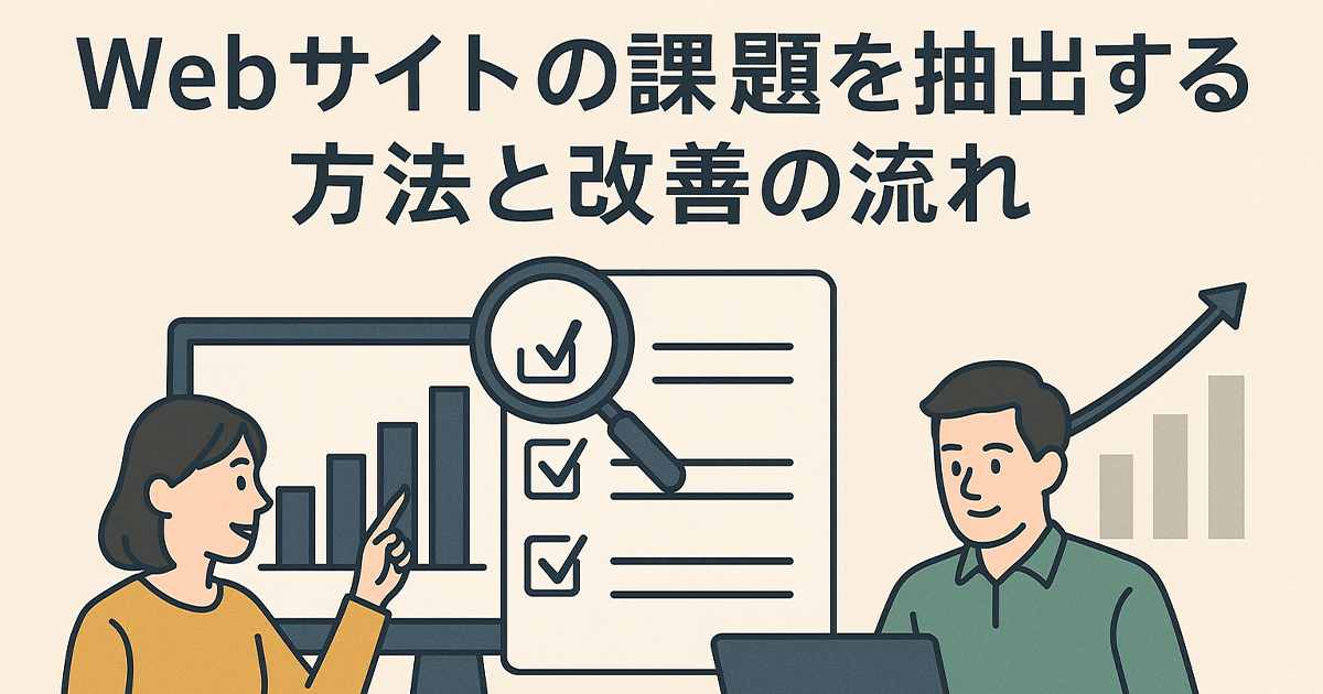 Webサイトの課題を抽出する方法と改善の流れ