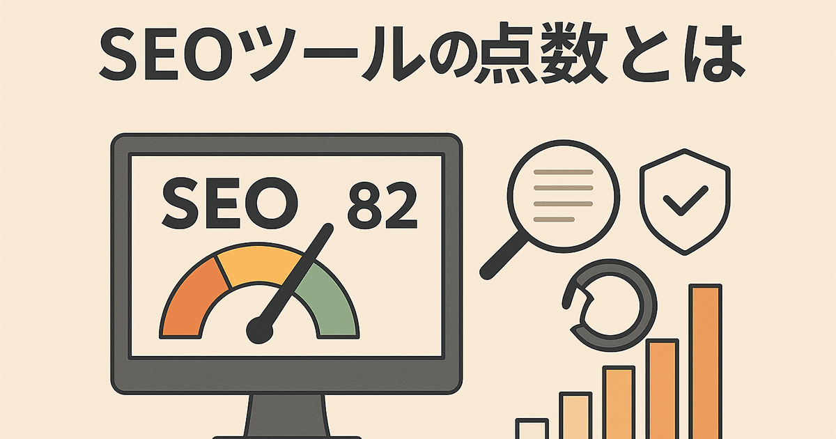 SEOツールの点数とは